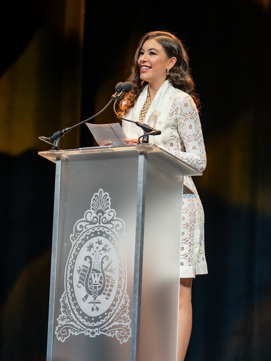 Luisa María Restrepo, known as Lulu99, at the Latin Fashion Awards